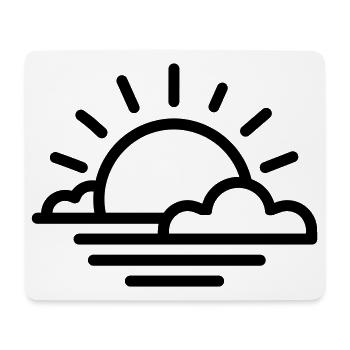 sunset - Mouse Pad (horizontal) - white - Front