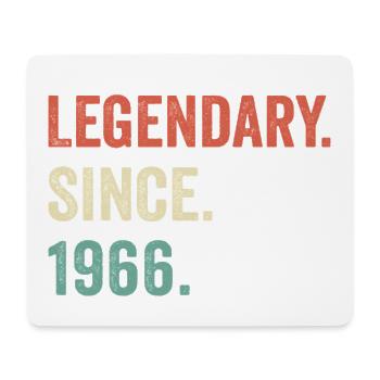 legendary since 1966 - Tapis de souris (format paysage) - blanc - Devant