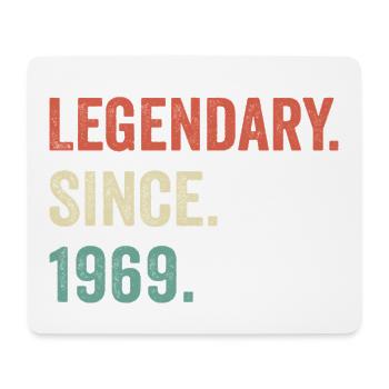 legendär seit 1969 - Mousepad (Querformat) - Weiß - Vorne