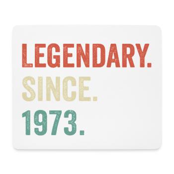 legendary since 1973 - Mouse Pad (horizontal) - white - Front