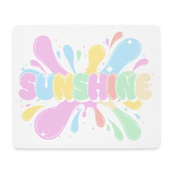 Sunshine Splash - Mousepad (Querformat) - Weiß - Vorne