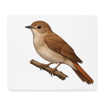 Nightingale - Mouse Pad (horizontal) - white - Front