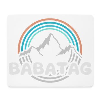 Hiking Babatag - Mouse Pad (horizontal) - white - Front