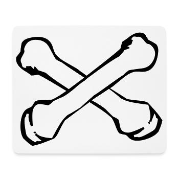 Bone - Mouse Pad (horizontal) - white - Front