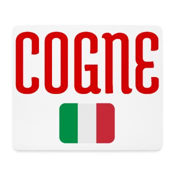 COGNE Italienische Flagge - Mousepad (Querformat) - Weiß - Vorne