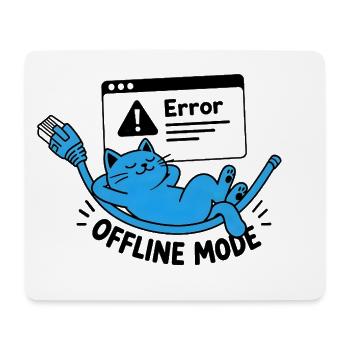 Offline-Modus / Trennung - Mousepad (Querformat) - Weiß - Vorne