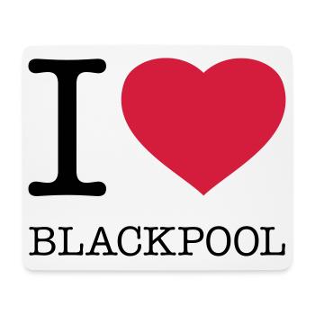 I LOVE BLACKPOOL - Mouse Pad (horizontal) - white - Front