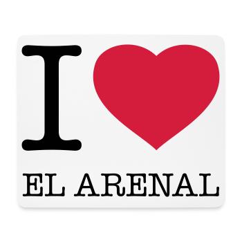 I LOVE EL ARENAL - Mousepad (Querformat) - Weiß - Vorne