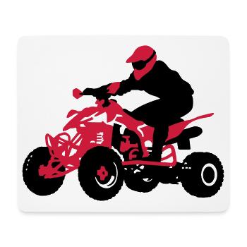 Quad - Mousepad (Querformat) - Weiß - Vorne