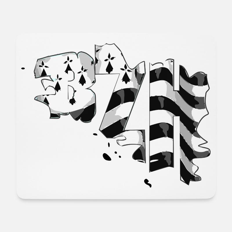 Bretagne - Mousepad (Querformat) - Weiß