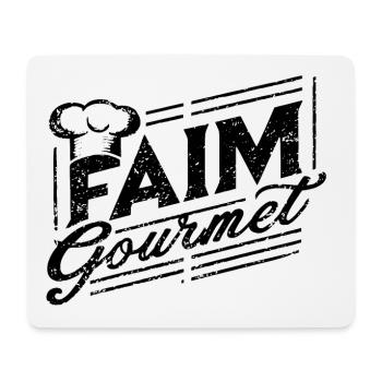 Gourmet Hunger - Feinschmecker - Mousepad (Querformat) - Weiß - Vorne