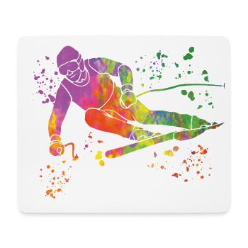 Alpine skiing Winter sports Nordic skiing - Mouse Pad (horizontal) - white - Front