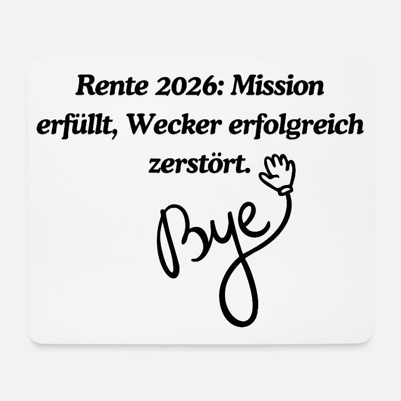 Pension 2026 - Mouse Pad (horizontal) - white