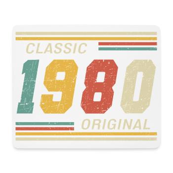Classic 1980 original 1980 - Mouse Pad (horizontal) - white - Front