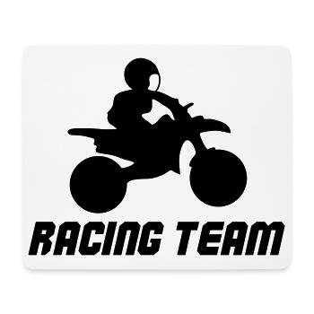 Racing Team - Mousepad (Querformat) - Weiß - Vorne