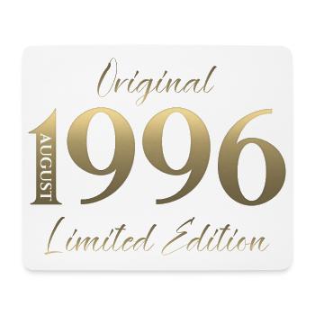 30. Geburtstag Geschenk Original August 1996 - Mousepad (Querformat) - Weiß - Vorne