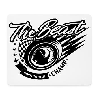 The Beast Wheel Rush Graphics - Mouse Pad (horizontal) - white - Front