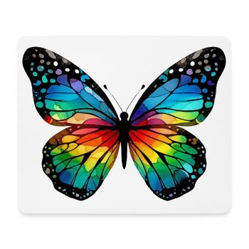Schmetterling - Mousepad (Querformat) - Weiß - Vorne