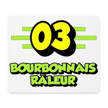 Bourbonnais râleur - Tapis de souris (format paysage) - blanc - Devant