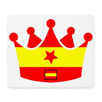 Spanien Krone - Mousepad (Querformat) - Weiß - Vorne