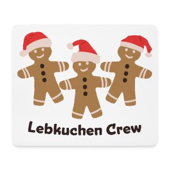 Lebkuchen Crew - Weihnachten Backen mit Freunden - Mousepad (Querformat) - Weiß - Vorne