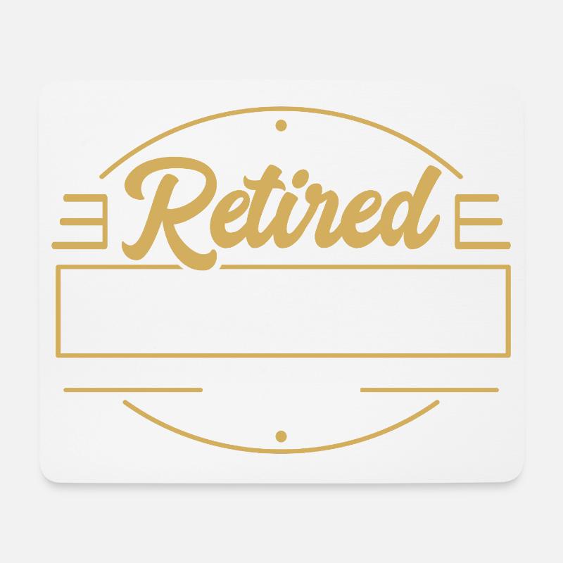 Rentner aber nicht abgelaufen seit 2026 - Mousepad (Querformat) - Weiß