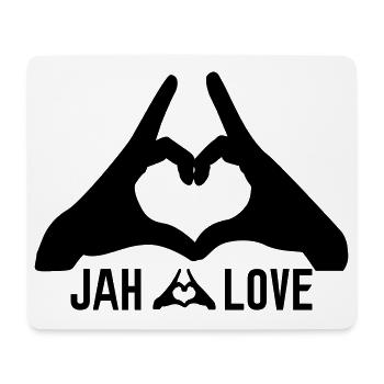 jah love - Tapis de souris (format paysage) - blanc - Devant