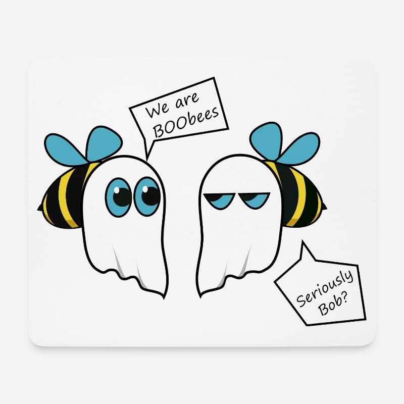 booooobees - Mousepad (Querformat) - Weiß