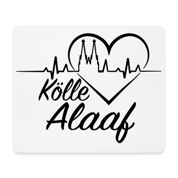 Kölle Alaaf - Mousepad (Querformat) - Weiß - Vorne
