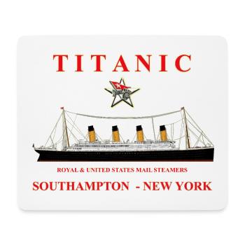 TITANIC CREATION Louis RUNEMBERG © Adagp - Tapis de souris (format paysage) - blanc - Devant