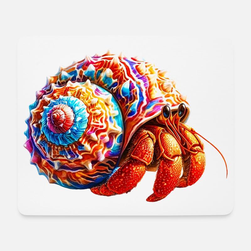 Einsiedlerkrebs - Mousepad (Querformat) - Weiß
