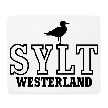 Sylt Westerland - Tapis de souris (format paysage) - blanc - Devant
