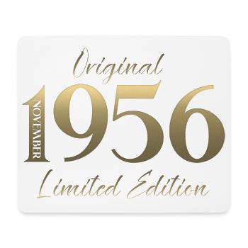 70. Geburtstag Original November Jahrgang 1956  - Mousepad (Querformat) - Weiß - Vorne