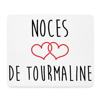 Tourmaline Wedding 52 years of marriage - Mouse Pad (horizontal) - white - Front