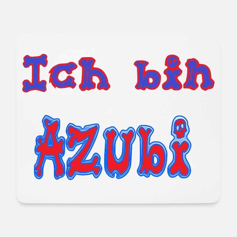 Ich_bin_Azubi - Mousepad (Querformat) - Weiß