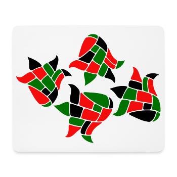 Mosaic Fantasy - Mouse Pad (horizontal) - white - Front