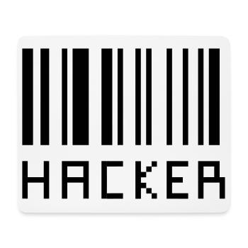 Hacker - Mousepad (Querformat) - Weiß - Vorne