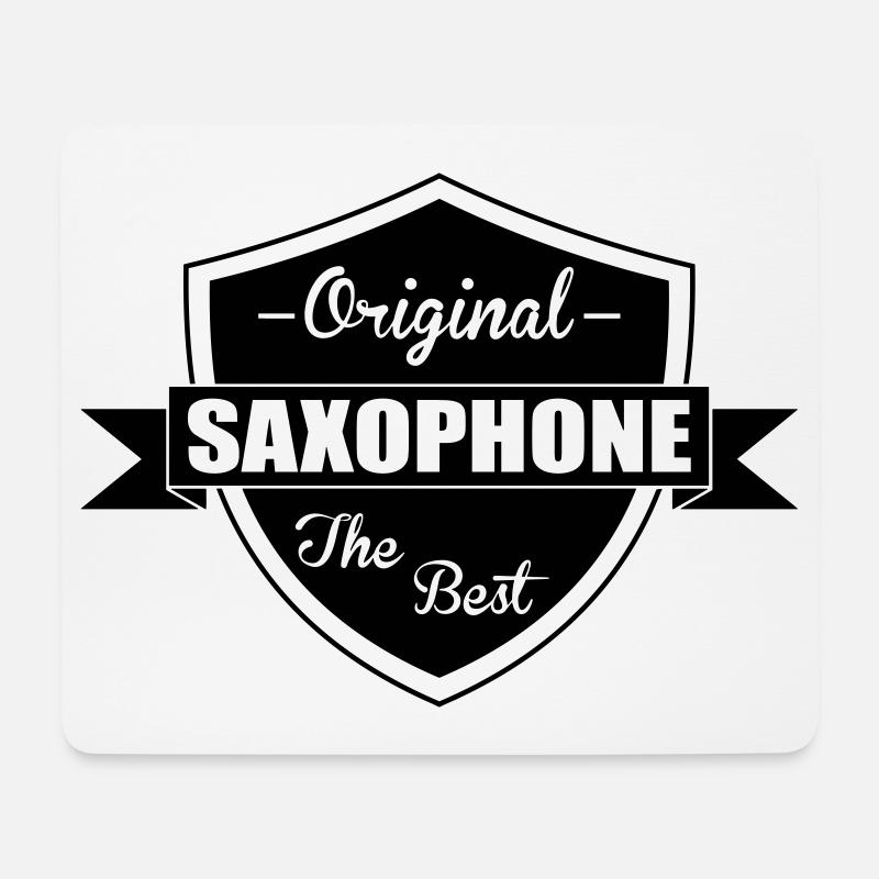 Saxophone - Mouse Pad (horizontal) - white