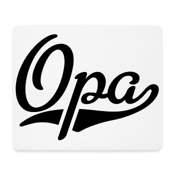 Opa - Mousepad (Querformat) - Weiß - Vorne