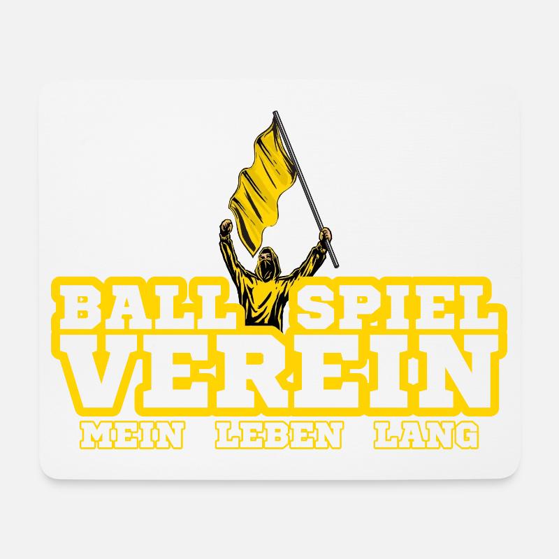 Dortmund Fußball Fan - Mousepad (Querformat) - Weiß
