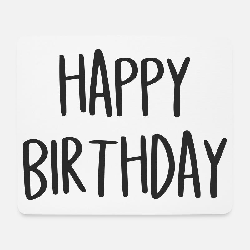 Happy Birthday GGeburtstag Geschenk - Mousepad (Querformat) - Weiß
