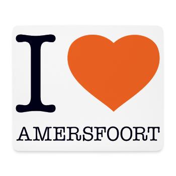 I LOVE AMERSFOORT - Mousepad (Querformat) - Weiß - Vorne