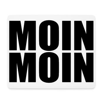 MOIN MOIN - Mousepad (Querformat) - Weiß - Vorne
