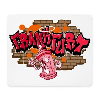 Frankfurt Graffiti - Mousepad (Querformat) - Weiß - Vorne