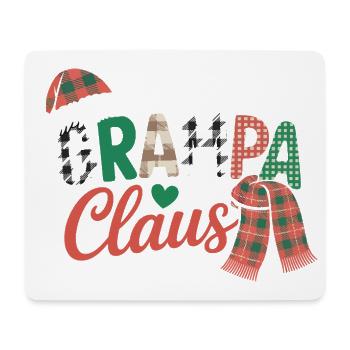Opa Claus Weihnachten - Mousepad (Querformat) - Weiß - Vorne