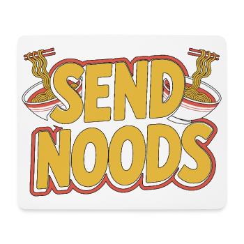 Ramen Send Noods Loves Japanese Food Ramen Chef - Mousepad (Querformat) - Weiß - Vorne