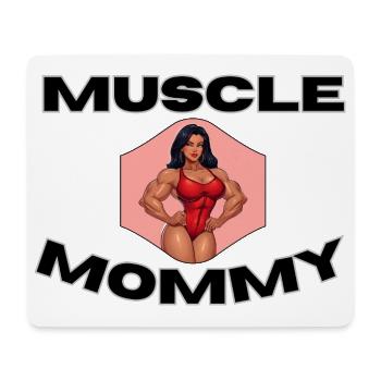 Muscle Mommy Kraftdesign - Tapis de souris (format paysage) - blanc - Devant