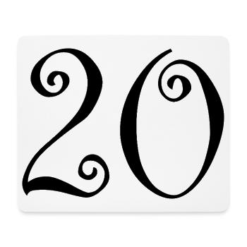 JAHRESTAG. ALLES GUTE ZUM GEBURTSTAG. ALLES GUTE ZUM GEBURTSTAG. - Mousepad (Querformat) - Weiß - Vorne