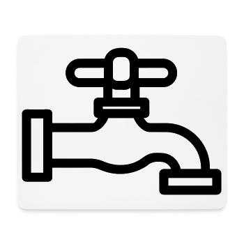 Tap - Mouse Pad (horizontal) - white - Front