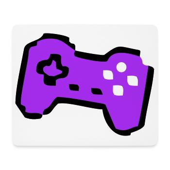 Weird Retro Controller Gamer - Mouse Pad (horizontal) - white - Front